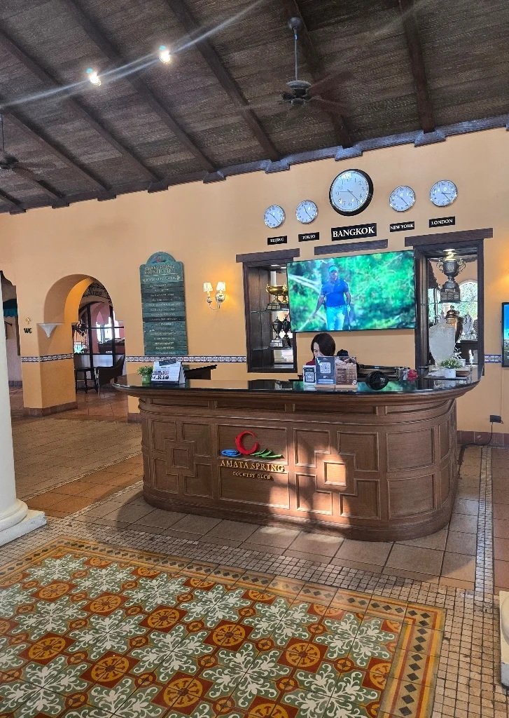 芭达雅 Amata Spring Golf Club接待柜台proshop,泰国顶级私人会员制高尔夫球场,商务高球团网红球友必访球场-泰亮提供代订泰国高球场服务