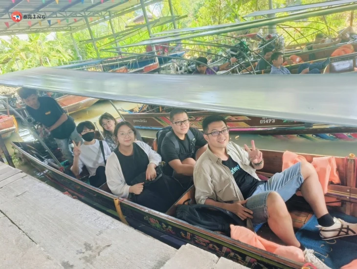 曼谷包車前往丹嫩莎朵水上市場搭船實拍