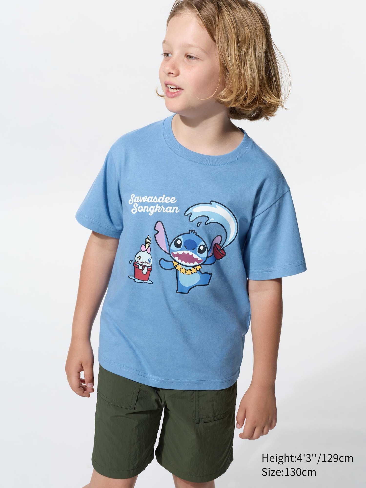 UNIQLO Stitch in Thailand 童裝藍色款 E491221 商品細節圖 1