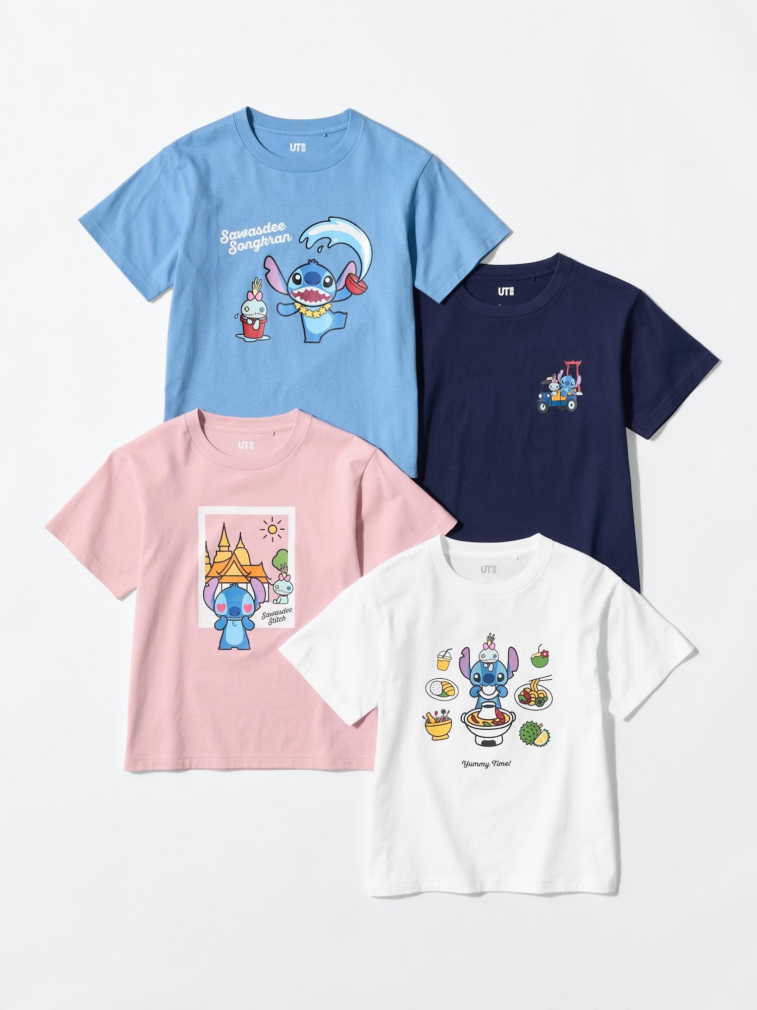 UNIQLO Stitch in Thailand 童裝藍色款 E491221 商品細節圖 2