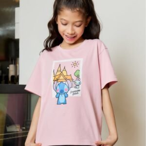 UNIQLO Thailand Stitch in Thailand UT 童裝 10 PINK(粉紅色) 短袖印花T恤