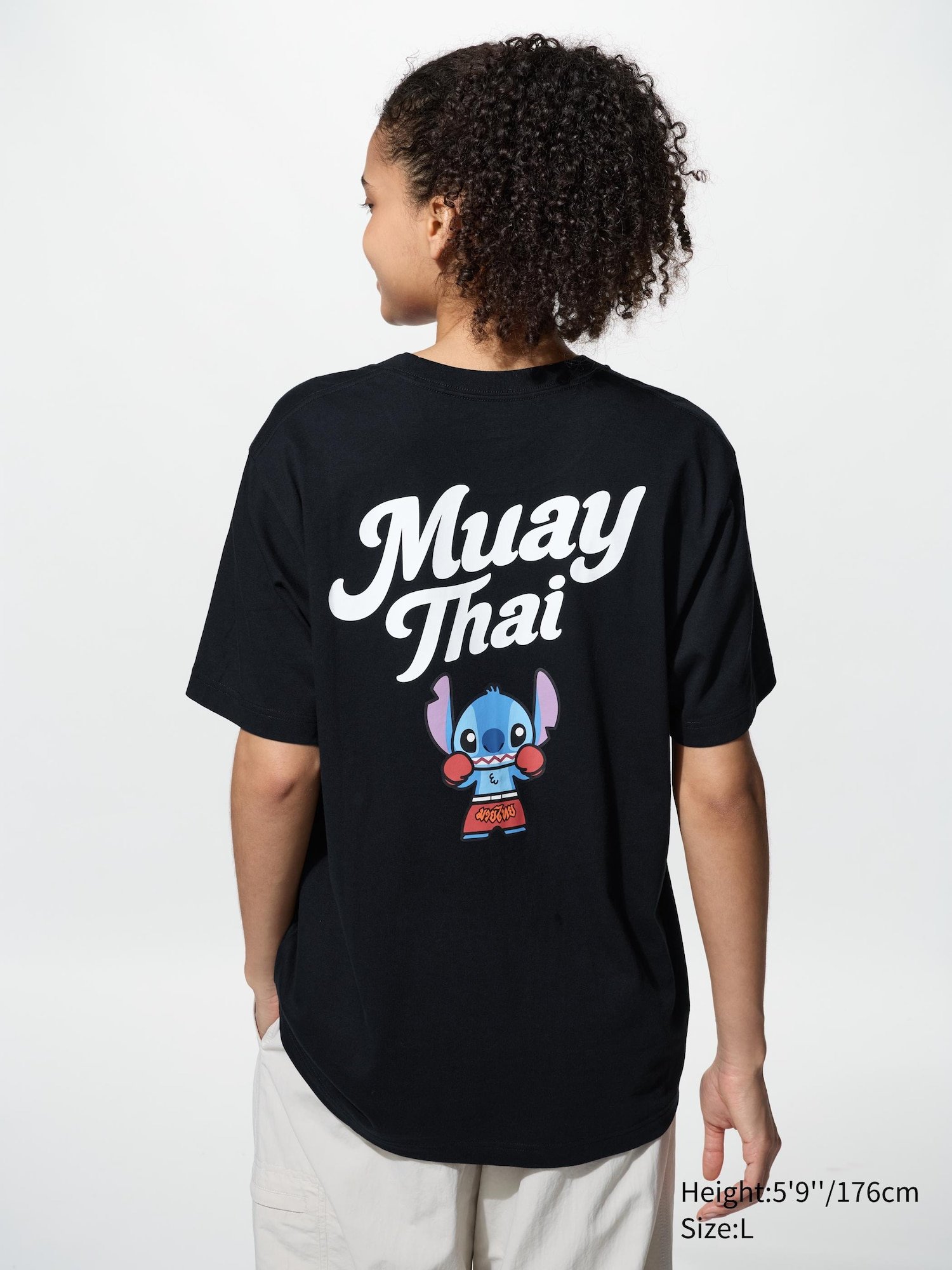 UNIQLO Stitch in Thailand 成人中性黑色款 E489521 商品細節圖 2