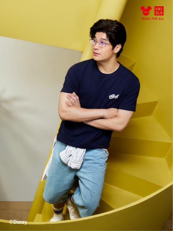 UNIQLO Thailand Stitch in Thailand UT 成人中性 69 NAVY(深藍色) 短袖印花T恤