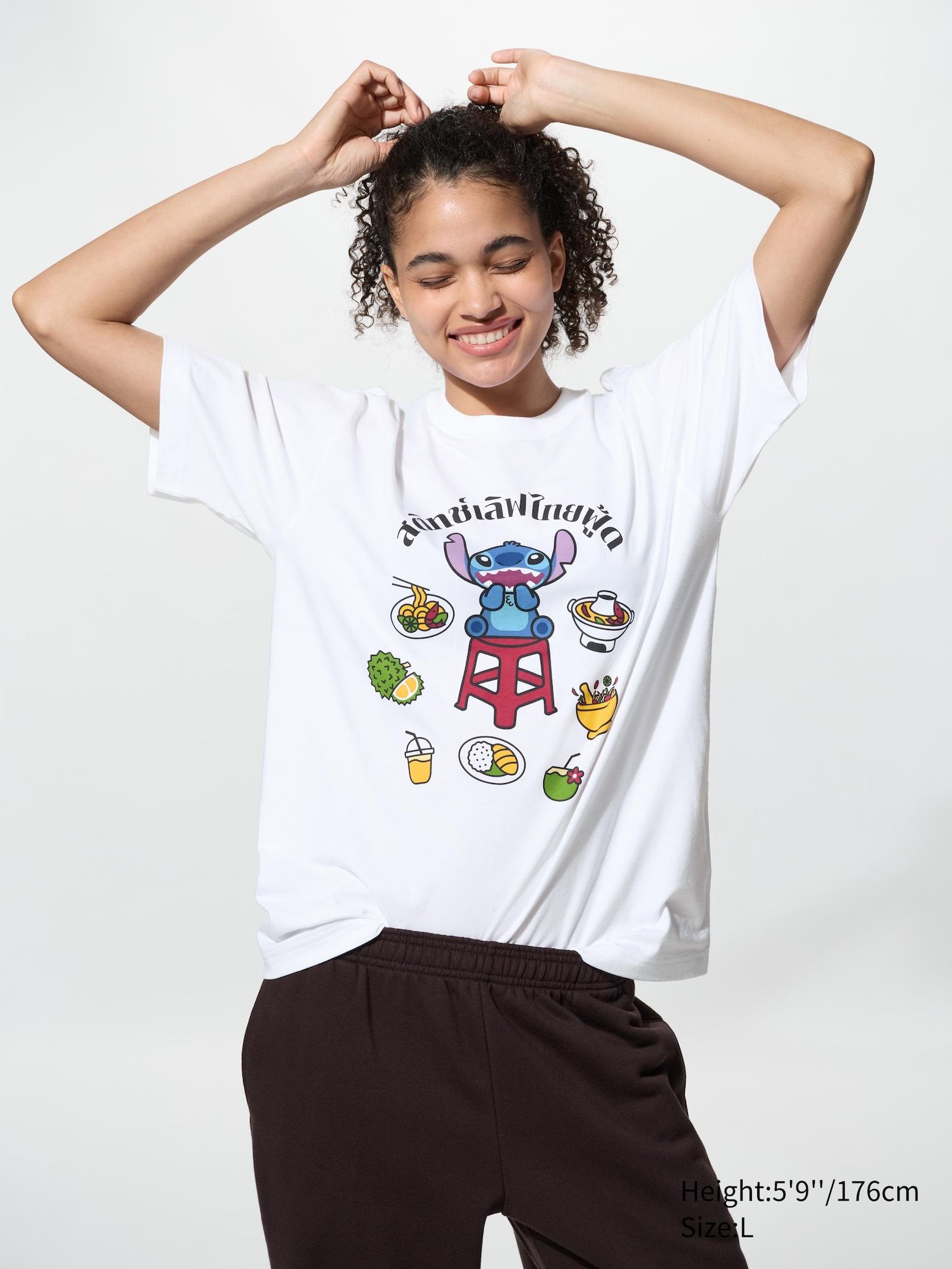 UNIQLO Stitch in Thailand 成人中性白色款 E489518 商品細節圖 1