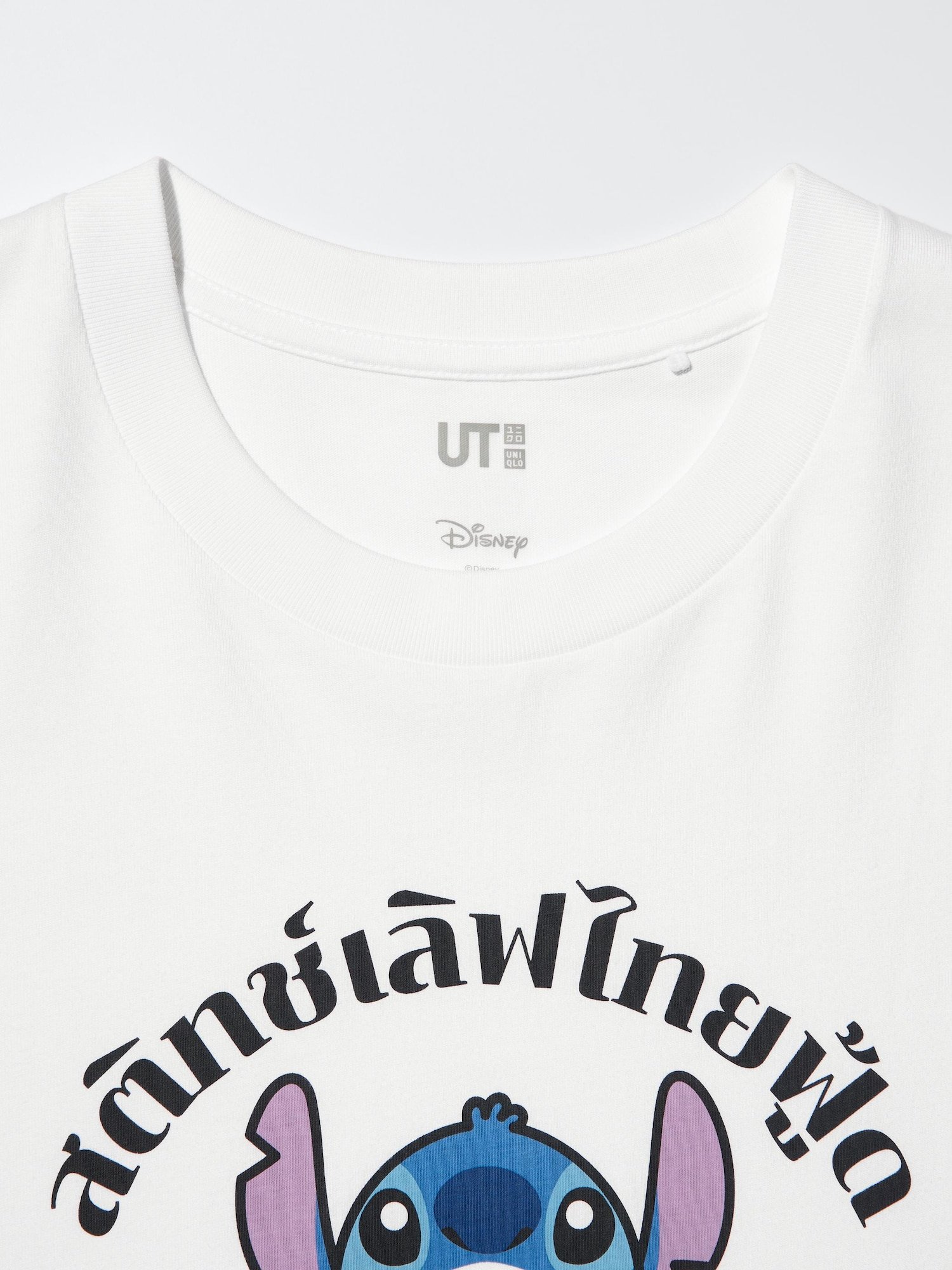 UNIQLO Stitch in Thailand 成人中性白色款 E489518 商品細節圖 5