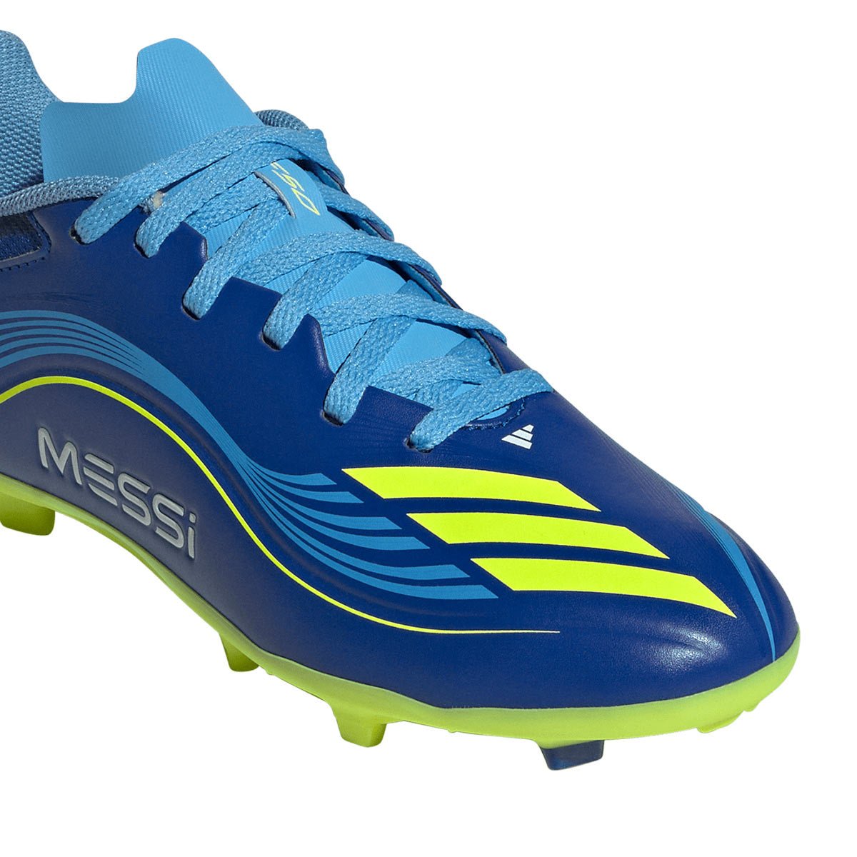 adidas F50 Messi League FG/MG 童鞋 足球鞋(皇家藍/日光黃/半亮藍) 鞋底釘座
