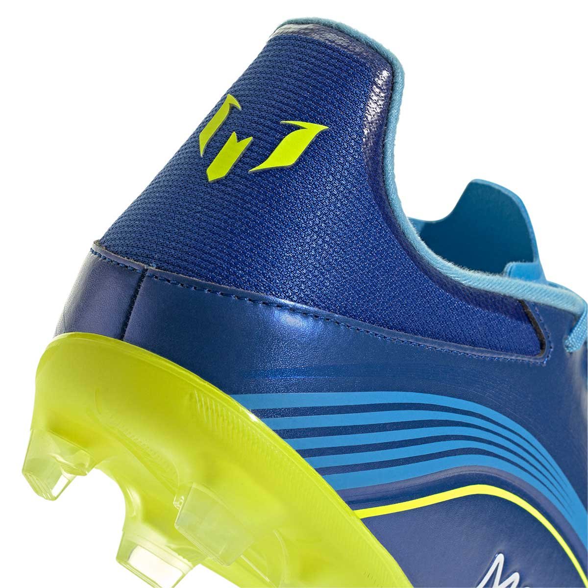 adidas F50 Messi League FG/MG 足球鞋(皇家藍/日光黃/半亮藍) 官方商品圖