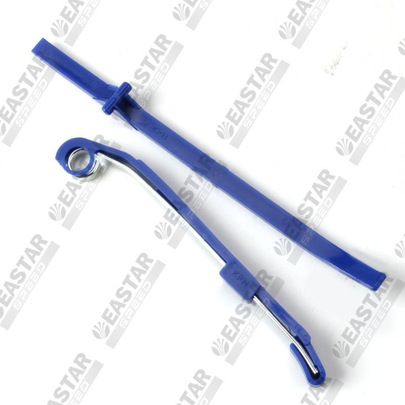 w125內鏈排骨藍色陽極處理 CAM Chain Tensioner 導引條特寫